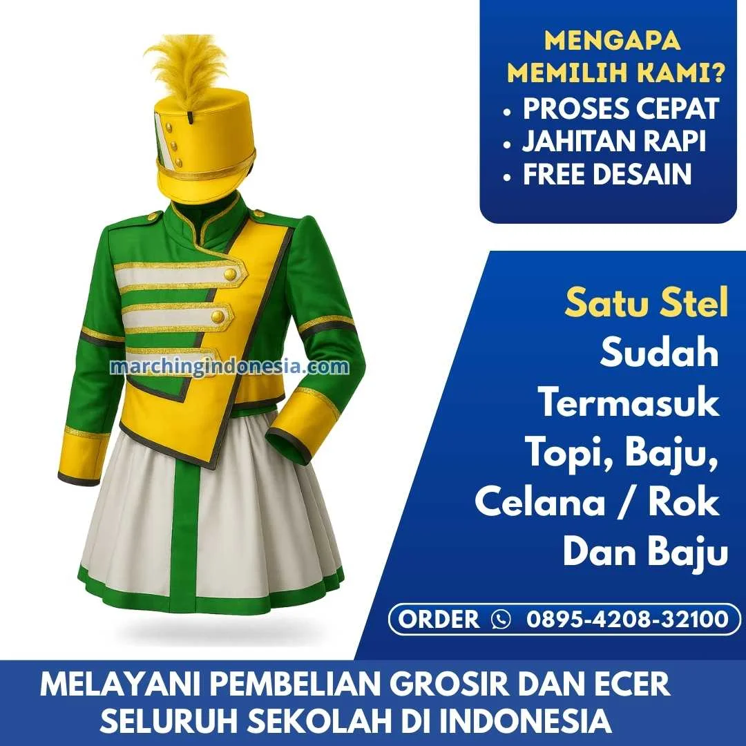 Desain Kostum Drumband Unik Di Sumatera Utara Labuhan Batu Selatan Kota Pinang Desa Perkebunan Sei Rumbia