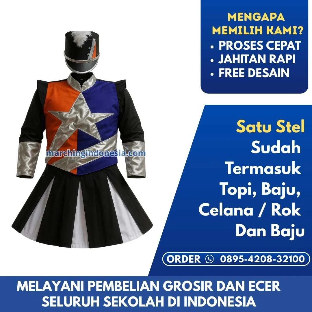 Jual Kostum Drumband Custom Di Sumatera Selatan Lahat Sukamerindu Desa Gunung Liwat