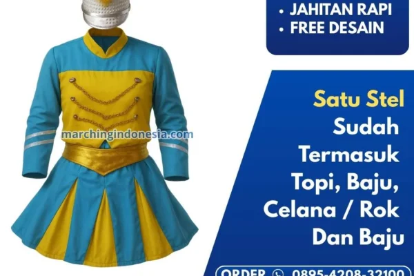 Kostum Drum Band SD di Nusa Tenggara Timur Manggarai Cibal Desa Ladur