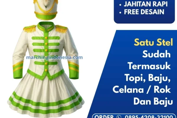 Kostum Drum Band SMA di Nusa Tenggara Timur Manggarai Reok Desa Reo