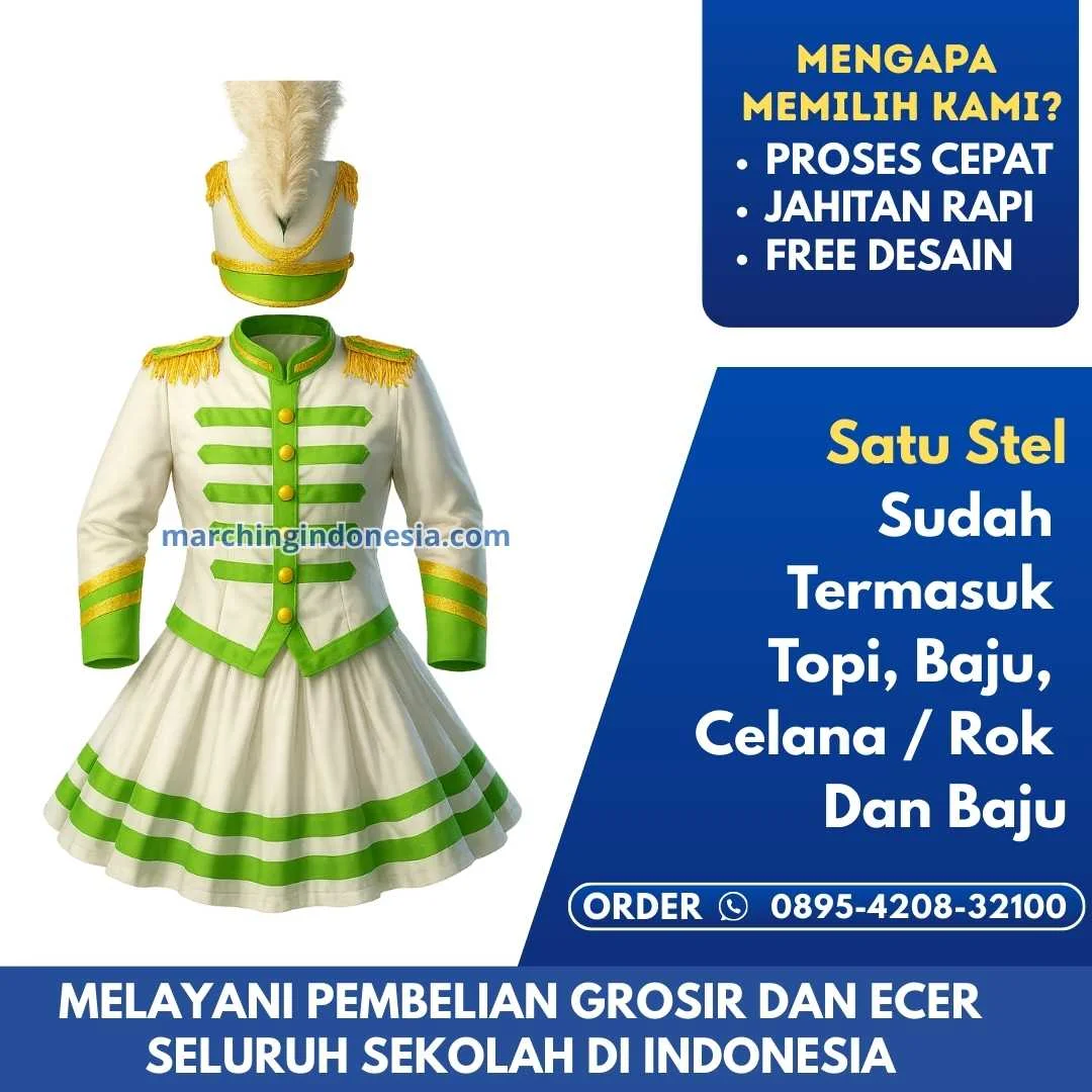 Kostum Drum Band SMA Di Nusa Tenggara Timur Manggarai Reok Desa Reo