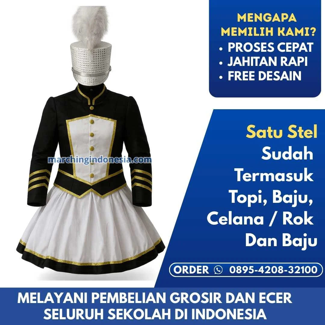 Kostum Drum Band TK Di Nusa Tenggara Barat Sumbawa Empang Desa Boal