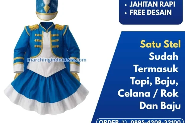 Kostum Drumband Modern di Sumatera Selatan Ogan Komering Ulu Selatan Muaradua Desa Mehanggin
