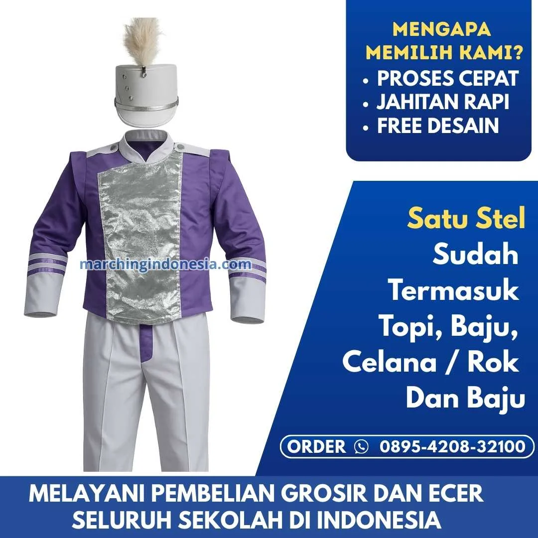 Kostum Drumband Untuk Festival Di Sumatera Selatan Musi Rawas Muara Kelingi Desa Muara Kelingi