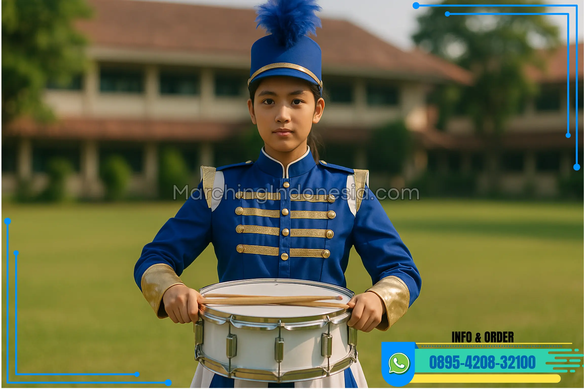 Baju Drumband Sd di Sumatera Utara Serdang Bedagai Dolok Merawan Desa Bandarawan