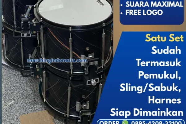 Jual 1 Set Alat Drumband di Jawa Tengah Kudus Mejobo Desa Jepang